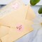 500 Blush Gold 1" Round Self Adhesive Thank You STICKERS DIY Craft Favors Labels